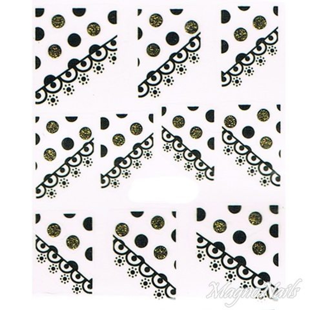 2D Nail Art One Stoke Sticker