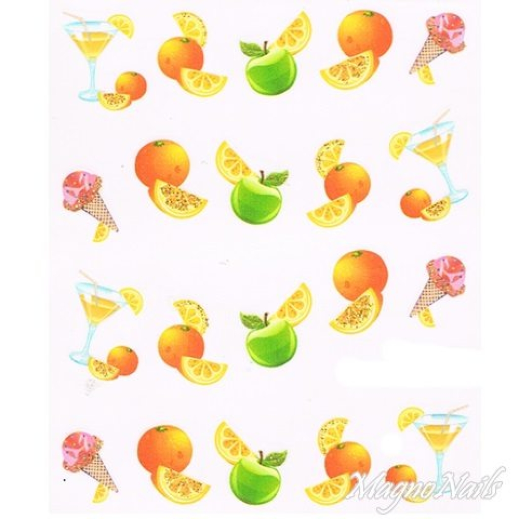 2D Nail Art One Stoke Sticker