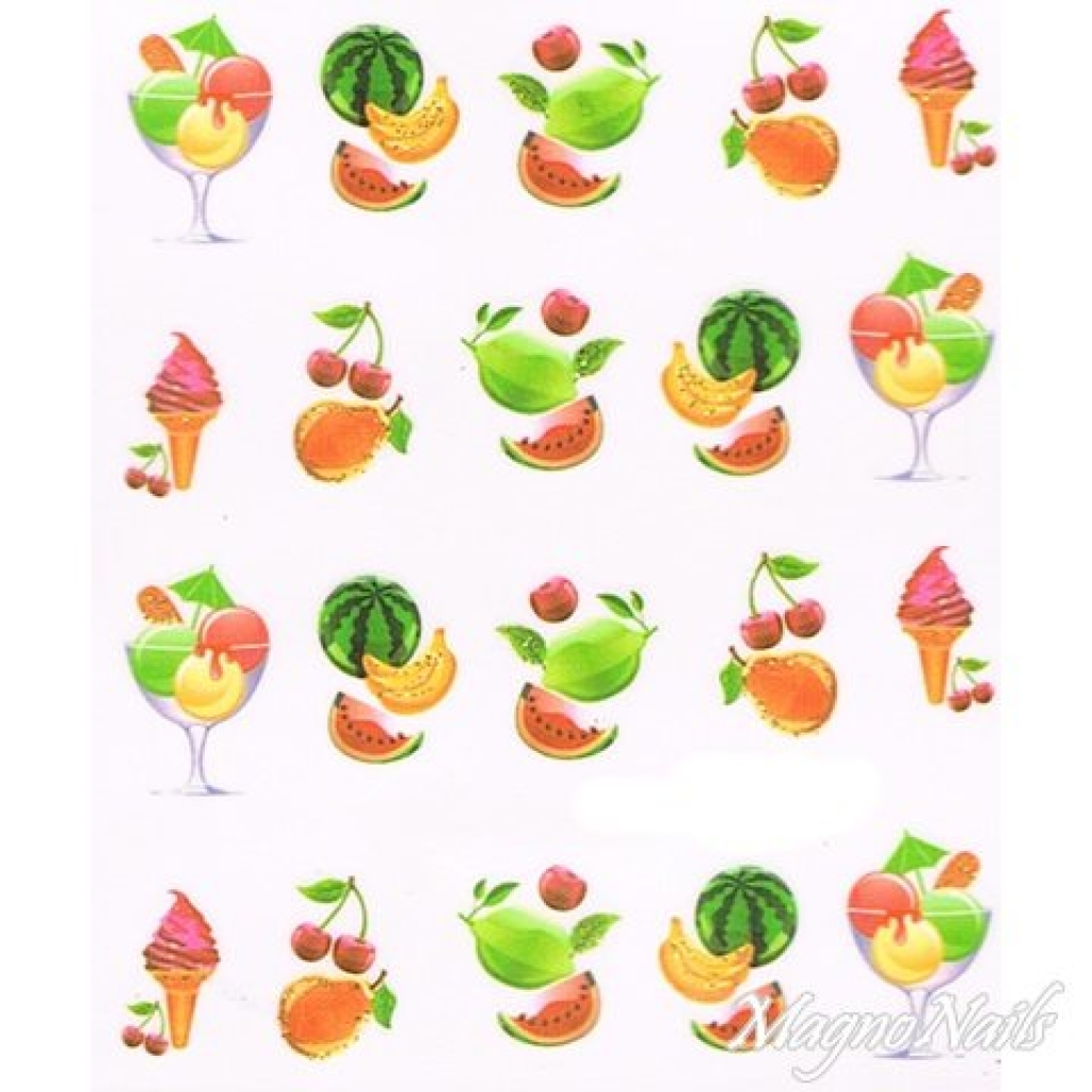 2D Nail Art One Stoke Sticker