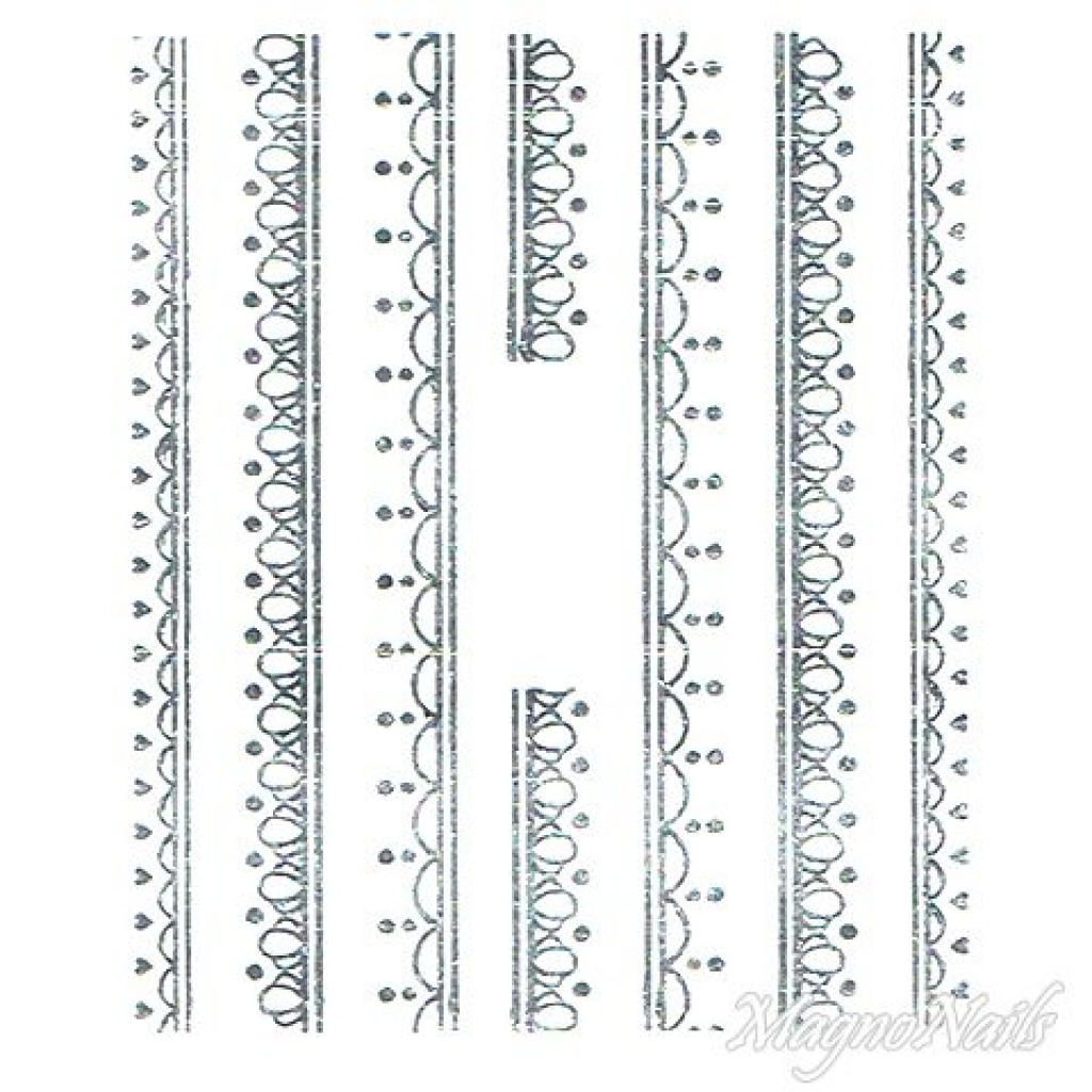 2D Nail Art One Stoke Sticker