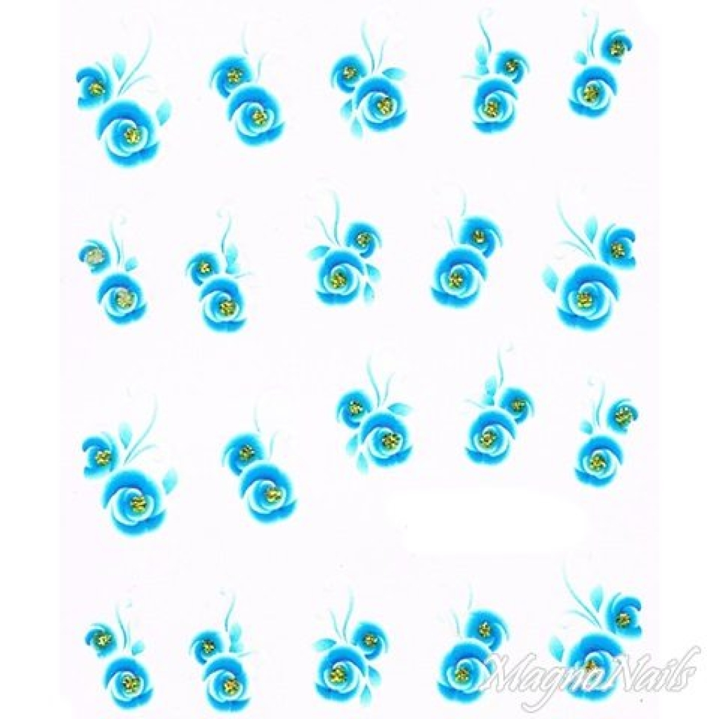 2D Nail Art One Stoke Sticker
