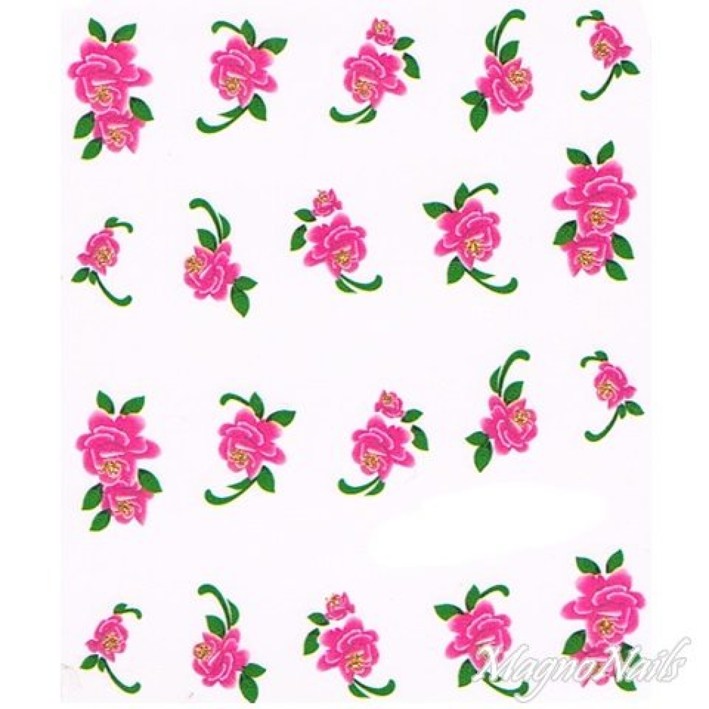 2D Nail Art One Stoke Sticker