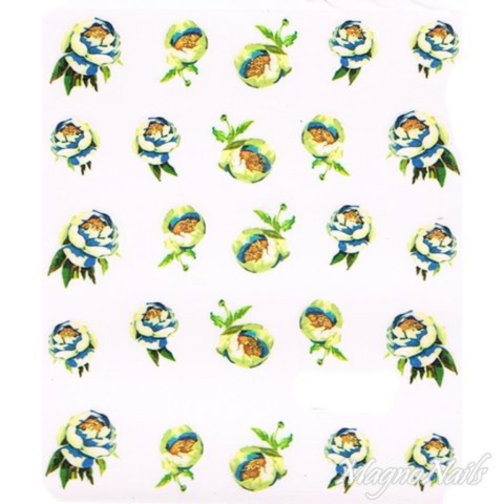 2D Nail Art One Stoke Sticker