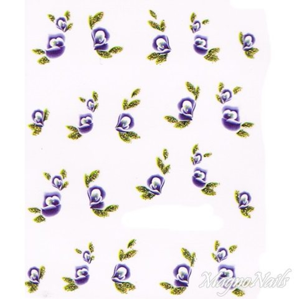 2D Nail Art One Stoke Sticker