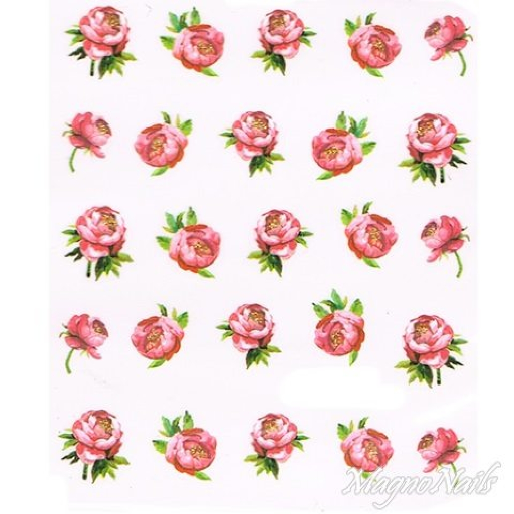 2D Nail Art One Stoke Sticker