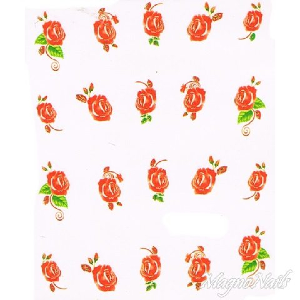 2D Nail Art One Stoke Sticker