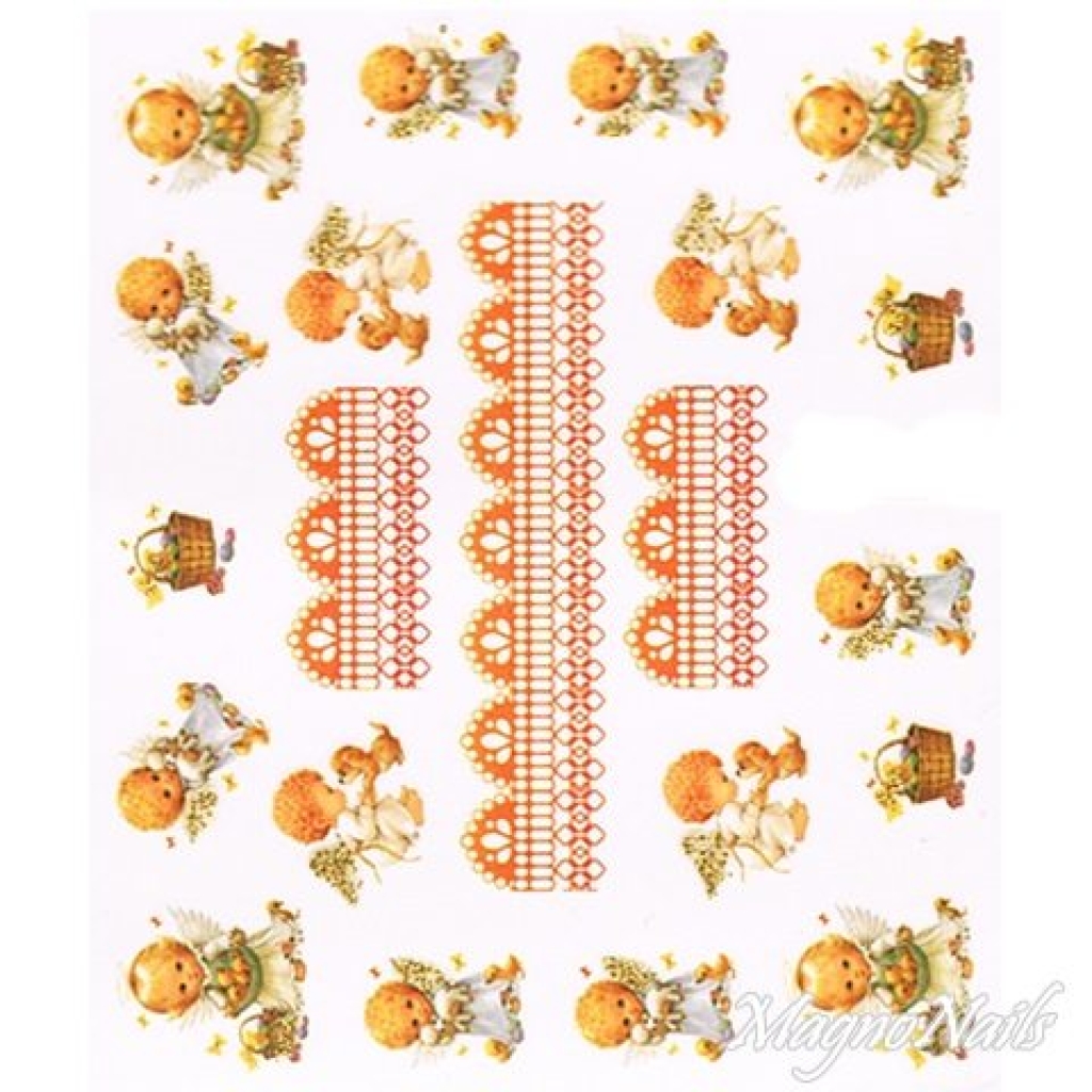 2D Nail Art One Stoke Sticker