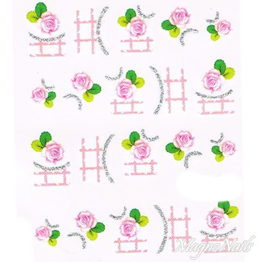 2D Nail Art One Stoke Sticker
