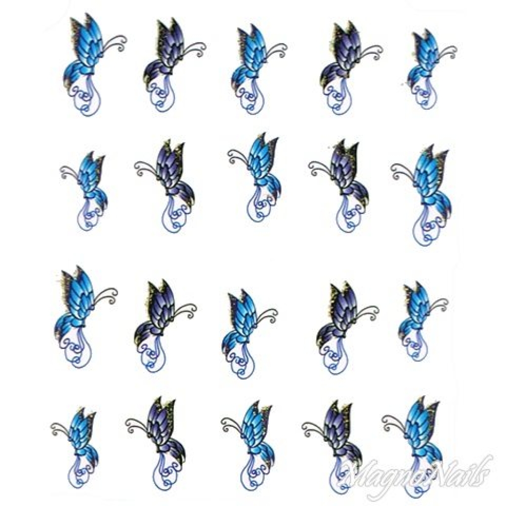 2D Nail Art One Stoke Sticker