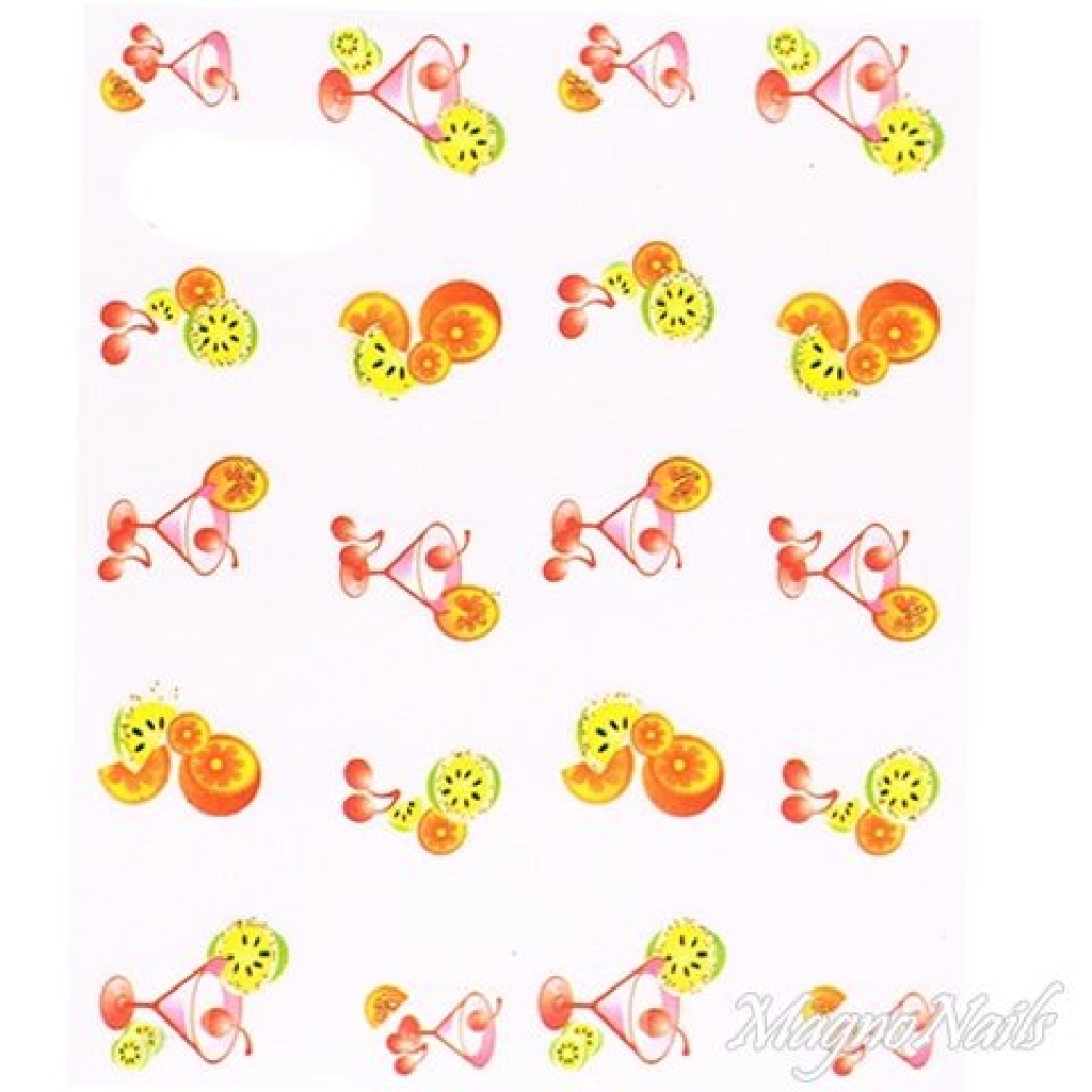 2D Nail Art One Stoke Sticker