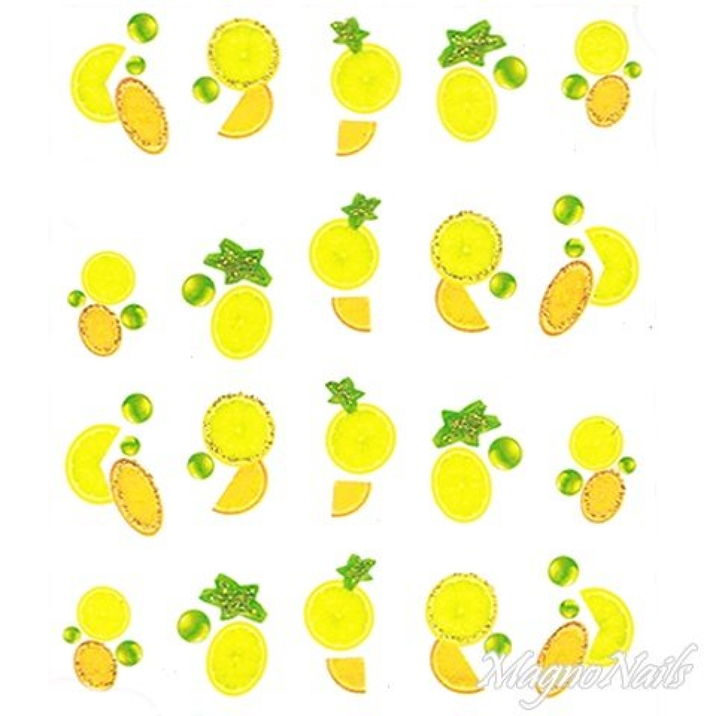2D Nail Art One Stoke Sticker