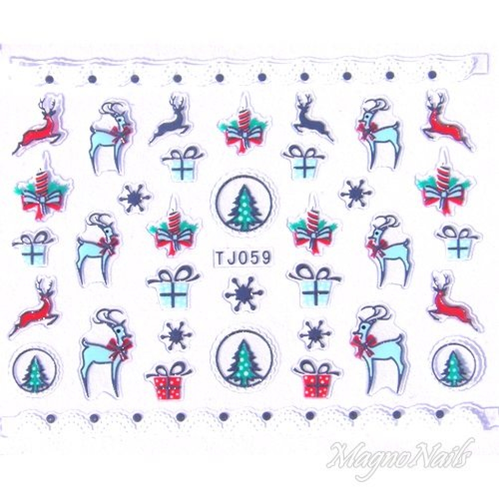 2D Nail Art Sticker