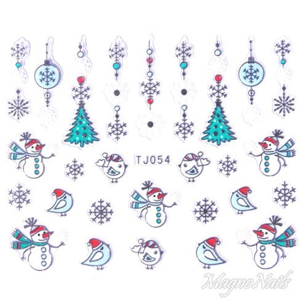 2D Nail Art Sticker