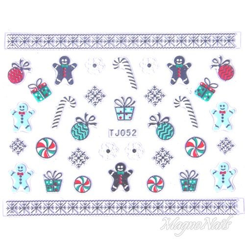 2D Nail Art Sticker