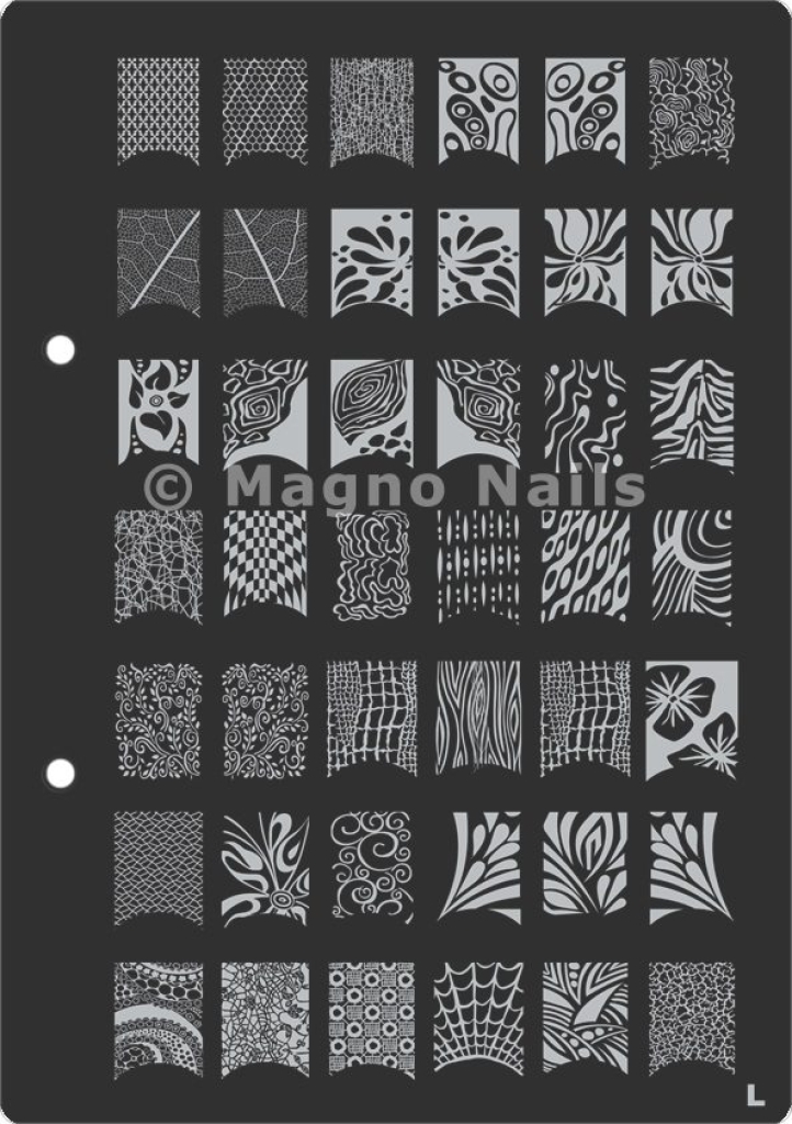 XL Stamping Schablone L extra große Schablone tief ausgestanzt Qualität