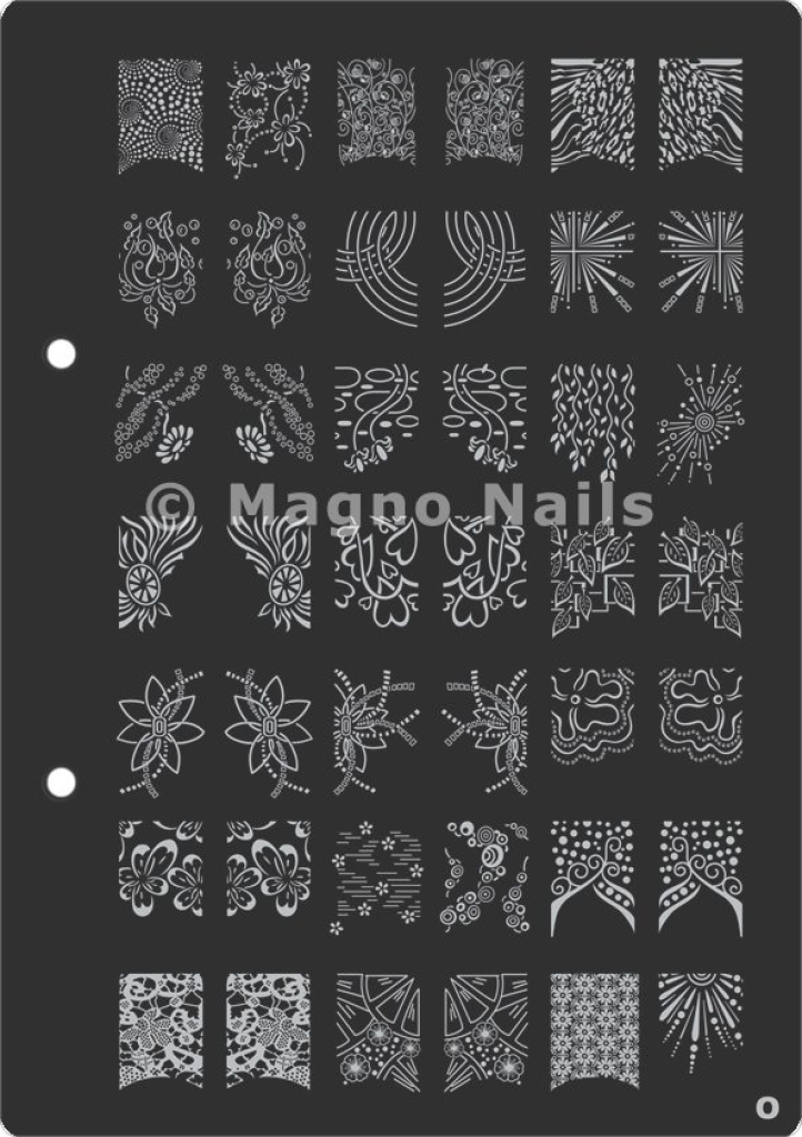 XL Stamping Schablone O extra große Schablone tief ausgestanzt Qualität