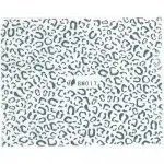 3D Metallic Sticker - silber